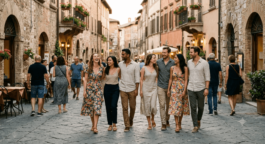 Fare la Passeggiata Italienische Kultur & Tradition 2026