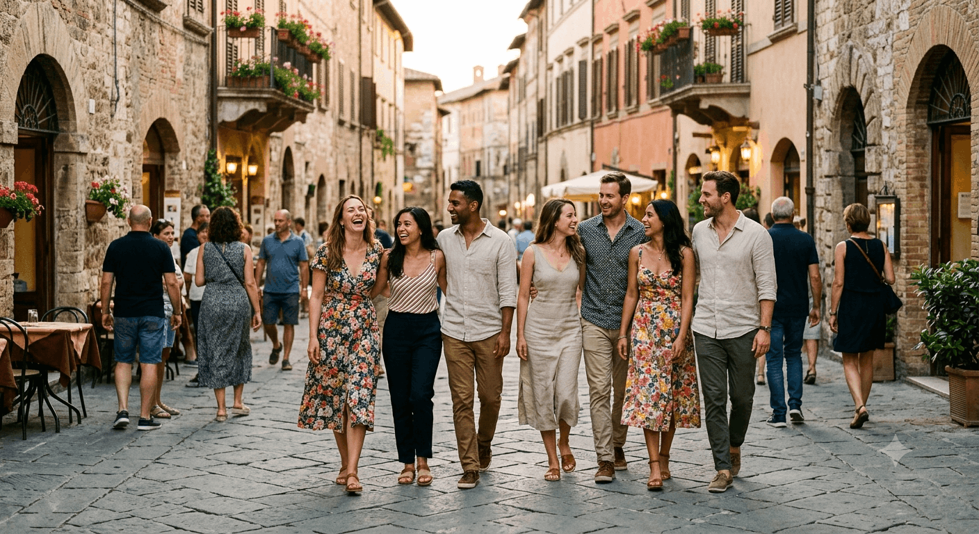 Fare la Passeggiata Italienische Kultur & Tradition 2026